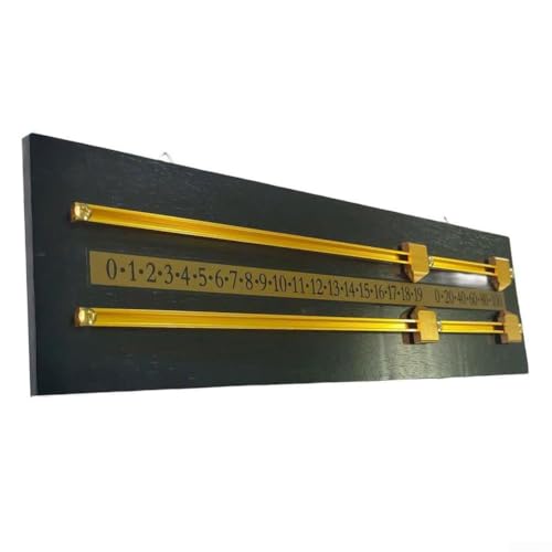 Tableau de bord de billard avec double rail coulissant latéral solide