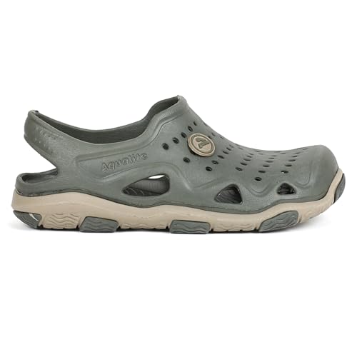 Image of Aqualite AL-635 Slip-On Clogs for Men with Back-Strap Lightweight & Quick Dry, Anti-Skid EVA Sandal for Men