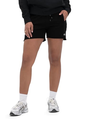 Short de survêtement molleton femme noir Ethika pour rester à l'aise