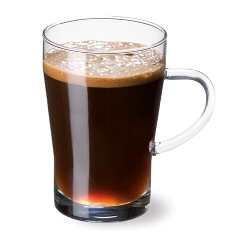 Simax Glassware Orion Mugs, 10-Ounce, Set of 4