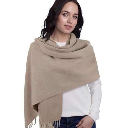 EXTREE Scarfs for Women Pashmina Silky Shawl Wrap for Evening Dressing Blanket Open Front Poncho Cape Aaa-orange