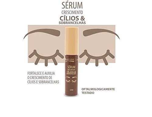 Sérum Para Crescimento Dos Cílios E Sobrancelhas Max Love