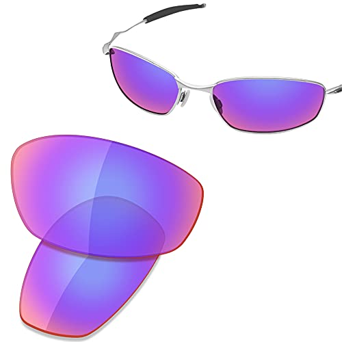 Image of SAUCER Premium Replacement Lenses & Rubber Kits for Oakley Whisker OO4141 | UV400 Protection, Anti-Scratch, Precise Fit