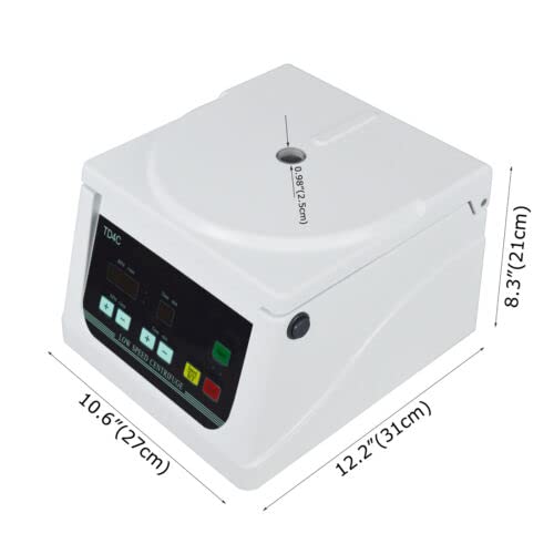 Portable Lab 4000RPM Electric Centrifuge PRP Medical Low Speed Centrifuge with 8 * 15ml Centrifuge Tubes