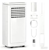 Electactic 10000 BTUs Portable Air Conditioners for Room up to 450 Sq. Ft, 3-in-1 Air Conditioner Portable for Bedroom with Dehumidifier & Fan Mode, Remote Control, Sleep Mode, 24H Timer