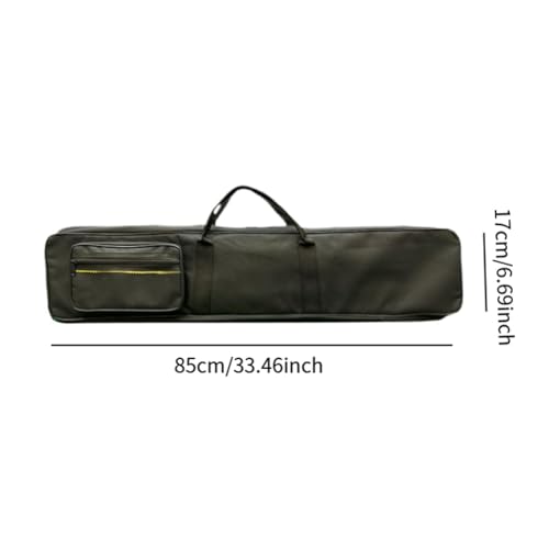 Funda para taco billar con protectores y compartimentos externos para tizas 2