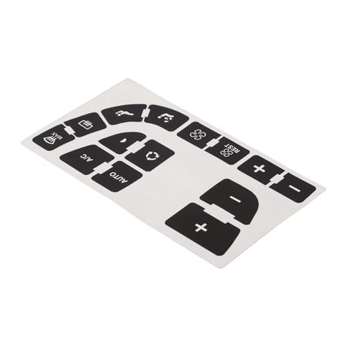 Autocollant de réparation bouton de voiture compatible commande climatisation C4