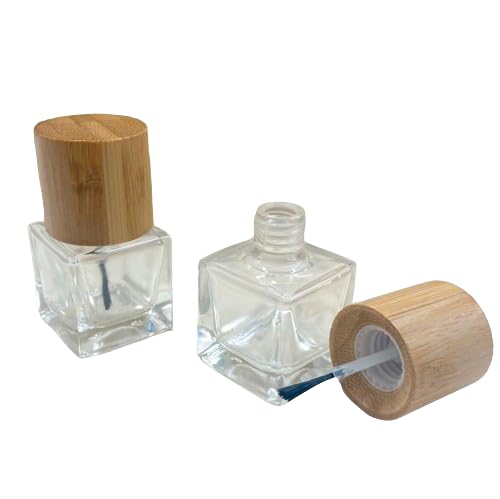Amazon.co.jp: 【 バンブー スクエア型 マニキュア ボトル 】1本 10ml