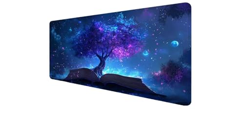 Tapis de souris gaming étanche avec bords cousus et base antidérapante