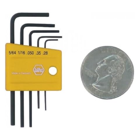 Wiha 5 Piece Mini L-Key Short Hex SAE Set Cover
