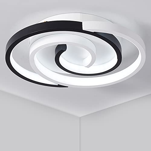 Plafonnier LED Lampe Plafond à encastrer 29W Blanc froid/lumière chaude 1400LM 3000K-6000K Luminaires modernes ultra-minces en rond pour chambre Salon Cuisine Bureau Ferme Creative Simple Cover