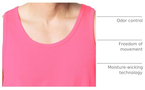 Image of Fruit of the Loom Men's Eversoft Cotton Sleeveless T Shirts, Breathable & Moisture Wicking with Odor Control, Sizes S-4X