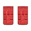 Red Double Throw Latches