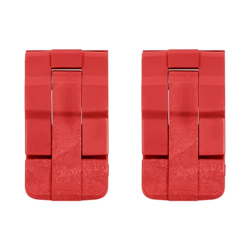 2 Pelican Red Replacement Double Throw Medium Latches. Fits Protector Series.