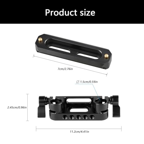 Collier de serrage 15mm à installation rapide double montage pour positionnement sécurisé