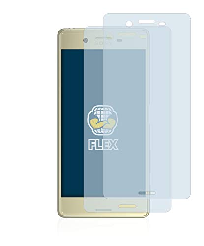 brotect Protection Intégrale 3D Incurvé Compatible avec Sony Xperia X (2 Pièces) - Couverture Complète, Film Protection Écran