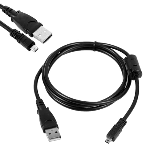 DAJING Caricabatterie per FUJIFILM FinePix - Cavo USB 2.0 ad