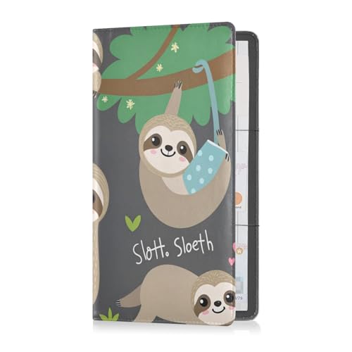 Organizador De Documentos De Cuero Slim miniatura 1