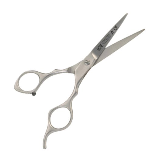 Gebogene Friseurschere Mit Mikroverzahnung - 16,5cm, Edelstahl | Präzises Haareschneiden Für Zu Hause