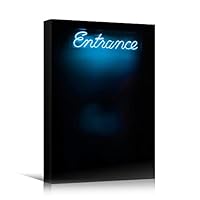 Canvas Wall Art Light Quotes Bedroom Industrial Inspirational Modern Art Multicolor Neon Photography Quotes Urban - 12x18 inches