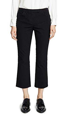 Theory Womens Kick Flare Crop Pants Black 4