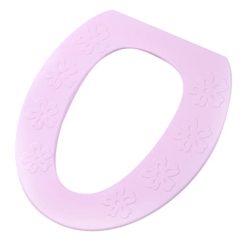 Toilettensitzbezug, WC-Sitzbezug-Pads, WC-Sitzkissen, wasserdichte EVA-WC-Sitzbezüge für Badezimmer, Badezimmerbedarf, WC-Sitzkissen, passend für die meisten WC-Deckel (Passend für die meisten Größen)