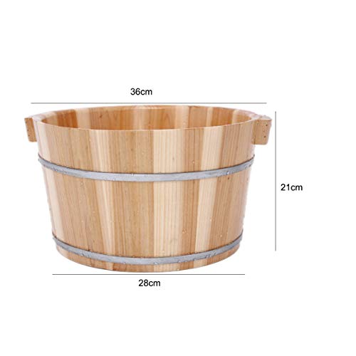 Cubo de Madera para Baño de Pies de 40x27x32 cm miniatura 3