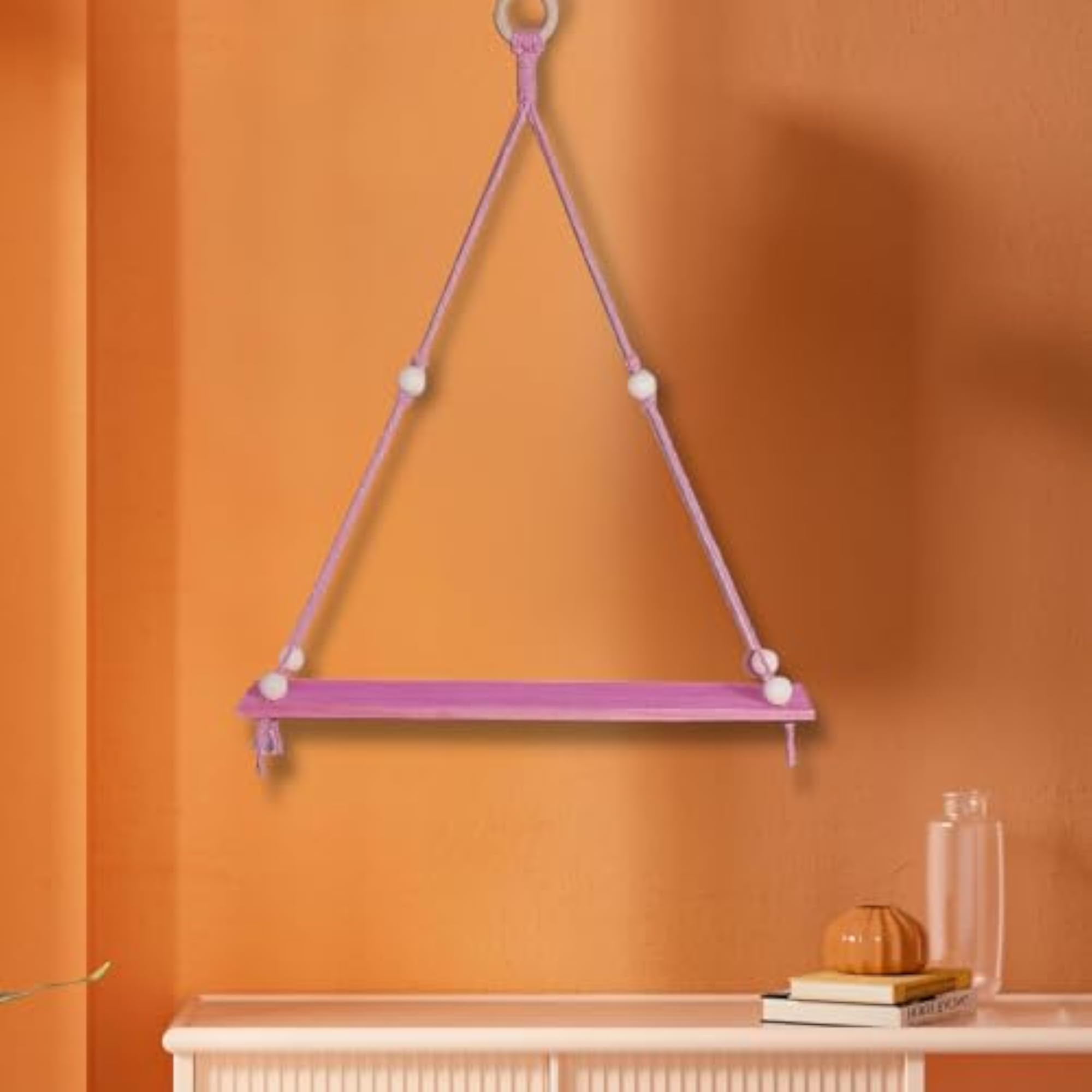 Hanging Wooden Shelf, Stylish Home Decor