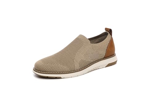 DECARSDZ Men's Loafers Casual Slip On Shoes Knit Mesh Fabric Shoe C021