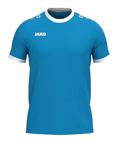 Chemise manches courtes JAKO One bleu XXL haut unisexe haut de gamme coupe fluide