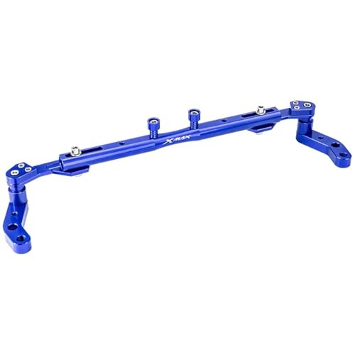 Barra de manillar ajustable y engrosada CNC azul para soporte de accesorios XMAX
