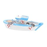 Compact: petite taille, apparence adorable, ces accessoires miniatures pour maison de poupée et micro-paysage, jouets de bateau, bateau miniature de maison de poupée