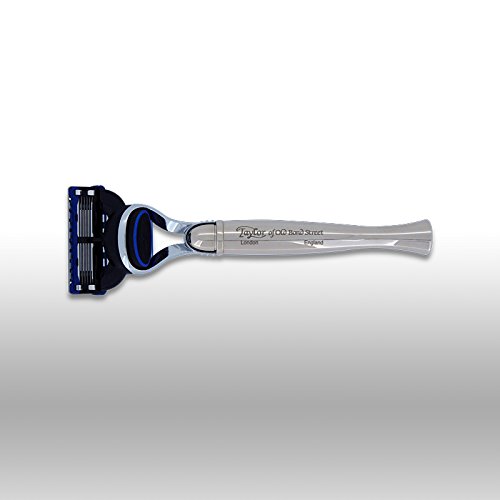 Taylor of Old Bond Street Fusin Razor with Slim Nickel Handle
