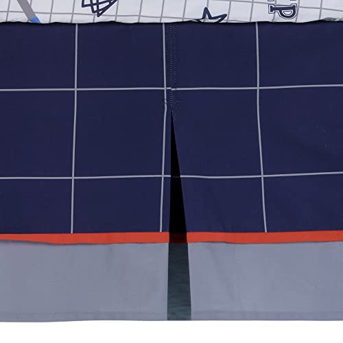Image of Lambs & Ivy Baby Sports 3-Piece Football /Basketball Baby Crib Bedding Set