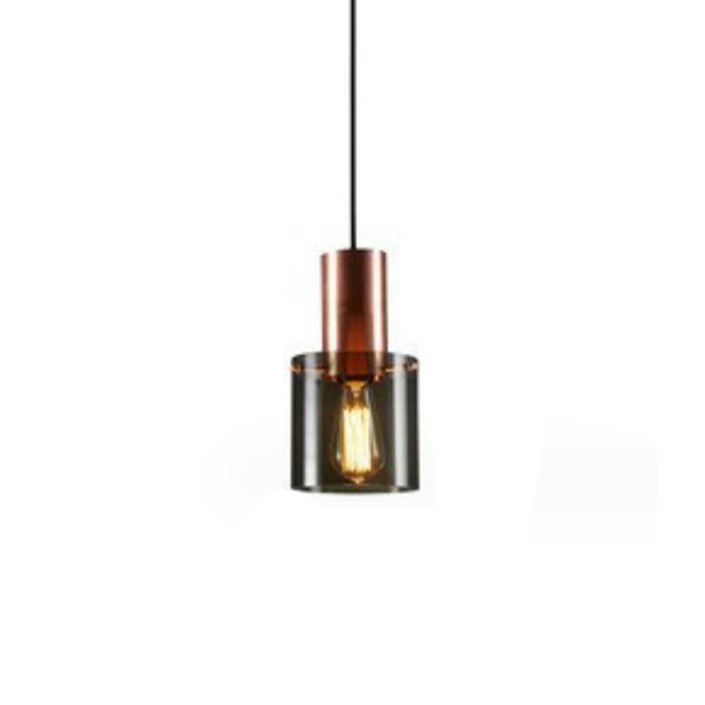 Éclairage de Plafond E27 avec Abat-Jour Suspendu en Verre - 8