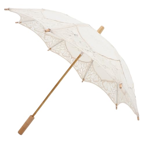 Parapluie dentelle pour danse et fêtes accessoire blanc de shooting photo mariage