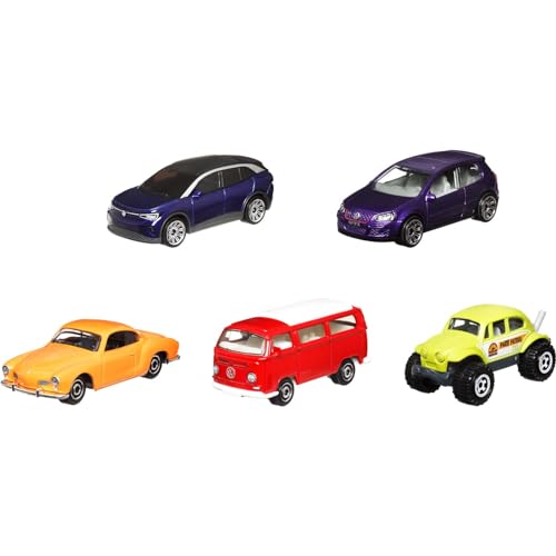 Matchbox 5 Pack Volkswagen HVT70 miniatura 2