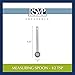 RSVP International Endurance Kitchen Collection Open Stock Measuring Spoon, Stainless Steel, Dishwasher Safe, 0.5-Teaspoon