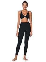 Sunzel Women's Removable Pads Open Back V Neck Sports Bra for Yoga Workout — image 6