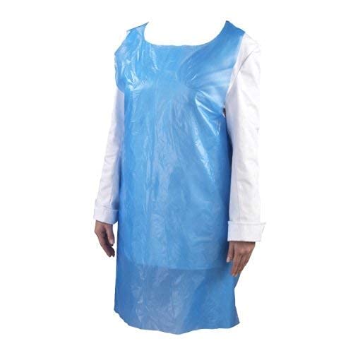 Shakuntla Cooking Hospitals Disposable Waterproof Apron (Free Size_Blue)