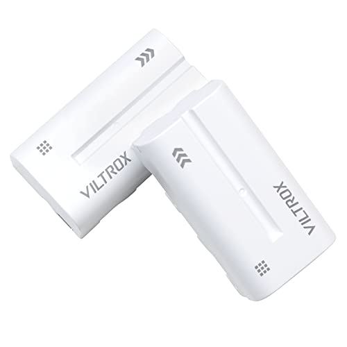 VILTROX 2 Pack NP-F550 2200mAh Battery Replacement of Sony NP-F970 F960 F950 F770 F750 F570 F550 Compatible Godbox Neewee Led Light Monitor (USB Type-C Input Port)