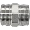 Beduan 1.5 Male NPT Nipple Hex 304 Stainless Steel Pipe Fitting (Pack of 1)
