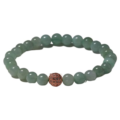 Bracelet de jade fin perles naturelles de 6 mm, talisman d'élégance intemporelle