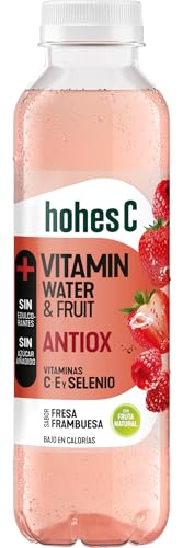 hohes C Vitamin Water Antiox - Fresa y Frambuesa - Bebida Refrescante 0,5L