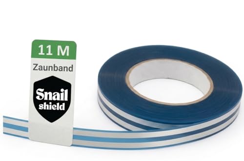Snail Shield - Zaunband (Länge 11 m Selbstklebend Einfache Installation Zubehör für Schneckenzaun für Gärten Gemüsebeet Pflanzen Schneckenabwehr)