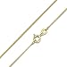 Kinder Halskette Mädchen Gold 375 - feine Panzerkette 36cm Gelbgold K116-36