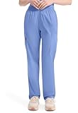Dickies Women's EDS Signature Scrubs Missy Fit Pull-On Cargo Pant, Ceil Blue, Medium