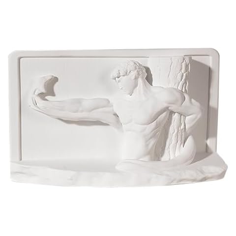 Vimtrysd David Battle Snake Statue for Decor Cover