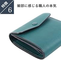 Amazon | [Sinleathers]財布 二つ折り財布 小銭入れ付き財布 本