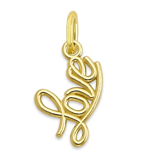 Solid 10k/14k Gold Abstract Love Knot Charm - Sculptural Romance Pendant, Elegant Jewelry for Bracelet